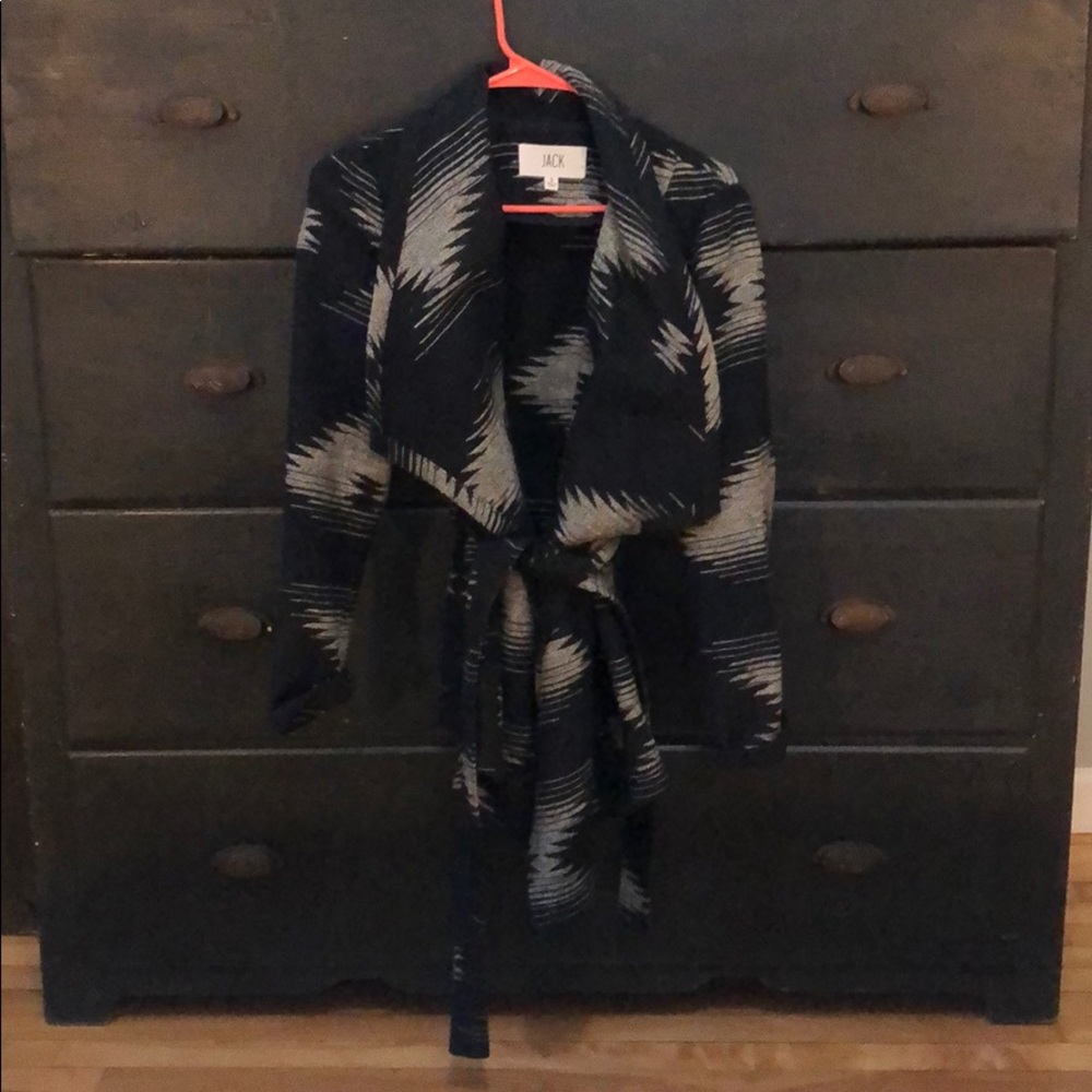 Jack wrap sweater jacket